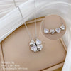 Necklace Stainless Steel Copper Cartoon Animal Zodiac Heart Fourleaf Flower Style