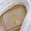 Necklace Stainless Steel Copper Eggshaped Animal Zodiac Cartoon Style