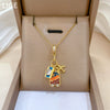 Necklace Stainless Steel Copper Geometric Cartoon Minimalist Style