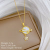 Necklace Stainless Steel Copper Geometric Cartoon Style Titanium Steel Chain