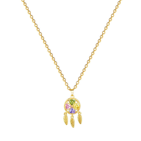 Necklace Stainless Steel Copper Geometric Cartoon Style