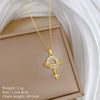 Necklace Stainless Steel Copper Geometric Cartoon Style