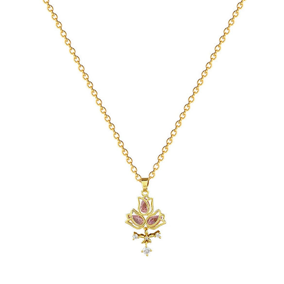 Necklace Stainless Steel Copper Geometric Cartoon Style