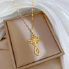 Necklace Stainless Steel Copper Geometric Electroplating For Women