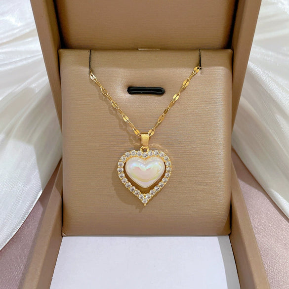 Necklace Stainless Steel Copper Geometric Electroplating For Women