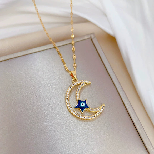 Necklace Stainless Steel Copper Geometric Electroplating For Women