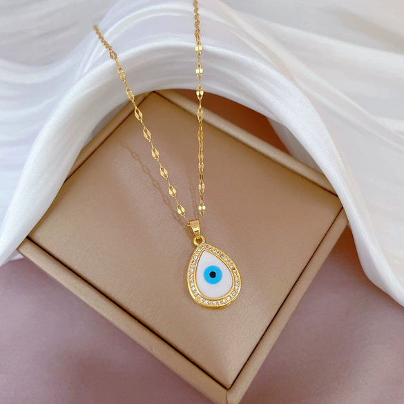 Necklace Stainless Steel Copper Geometric Electroplating For Women