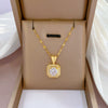 Necklace Stainless Steel Copper Geometric Electroplating For Women