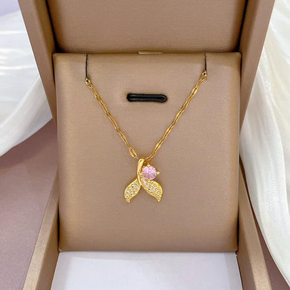 Necklace Stainless Steel Copper Geometric Electroplating For Women