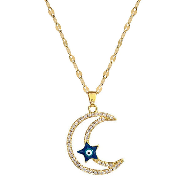 Necklace Stainless Steel Copper Geometric Electroplating For Women