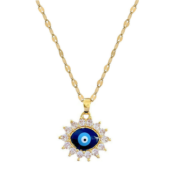 Necklace Stainless Steel Copper Geometric Electroplating Minimalist For Women