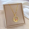 Necklace Stainless Steel Copper Geometric Electroplating Women