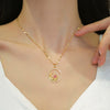 Necklace Stainless Steel Copper Geometric Electroplating Women