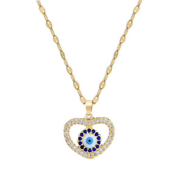 Necklace Stainless Steel Copper Geometric Electroplating Women's
