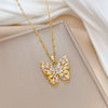 Necklace Stainless Steel Copper Geometric Electroplating Women's