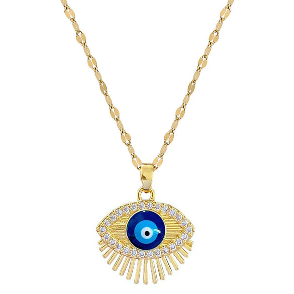 Necklace Stainless Steel Copper Geometric Electroplating Women's
