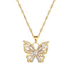 Necklace Stainless Steel Copper Geometric Electroplating Women's