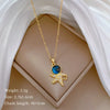 Necklace Stainless Steel Copper Geometric Element Love Full Diamond Light Luxury Temperament Gorgeous Allmatch Clavicle Chain Unisex