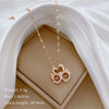 Necklace Stainless Steel Copper Geometric Element Love Full Diamond Light Luxury Temperament Gorgeous Allmatch Clavicle Chain Unisex