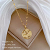 Necklace Stainless Steel Copper Geometric Element Love Full Diamond Light Luxury Temperament Gorgeous Allmatch Clavicle Chain Unisex