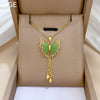 Necklace Stainless Steel Copper Geometric Green Butterfly Tassel Cartoon Minimalist Light Luxury Elegant Gorgeous Unisex