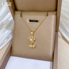 Necklace Stainless Steel Copper Geometric Leaf Five Petal Flower Light Luxury Elegant Gorgeous Unisex