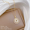 Necklace Stainless Steel Copper Geometric Light Luxury Elegant Gorgeous Cartoon Style