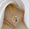 Necklace Stainless Steel Copper Geometric Light Luxury Style