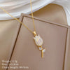 Necklace Stainless Steel Copper Geometric Light Luxury Style