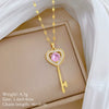 Necklace Stainless Steel Copper Geometric Light Luxury Style