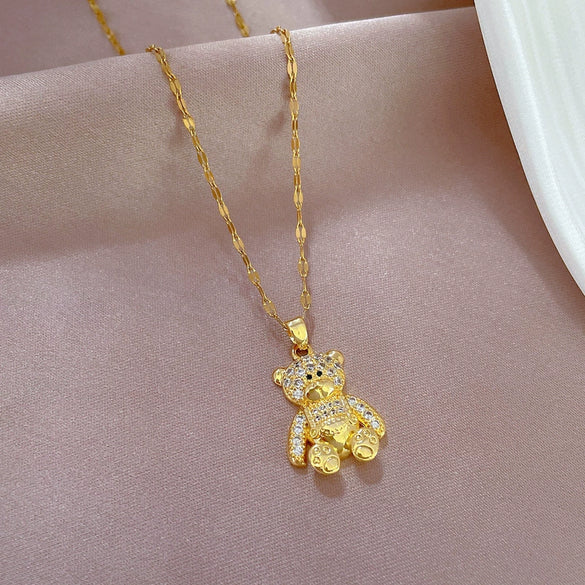 Necklace Stainless Steel Copper Geometric Light Luxury Style