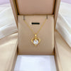 Necklace Stainless Steel Copper Geometric Light Luxury Temperament Love Zircon Unisex