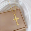Necklace Stainless Steel Copper Geometric Minimalist