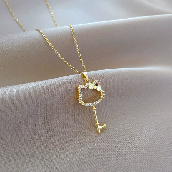 Necklace Stainless Steel Copper Geometric Style For Women