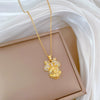 Necklace Stainless Steel Copper Geometric Style Titanium Steel Chain Women's