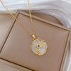 Necklace Stainless Steel Copper Geometric Style Titanium Steel Chain