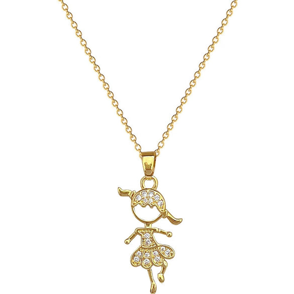 Necklace Stainless Steel Copper Geometric Style Women's Unisex Titanium Steel Chain