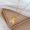 Necklace Stainless Steel Copper Geometric Style