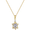 Necklace Stainless Steel Copper Geometric Three Dimensional Fashion Light Luxury