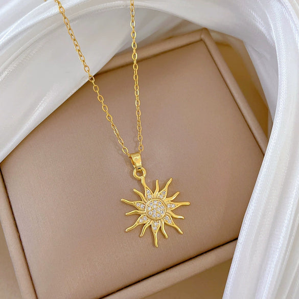 Necklace Stainless Steel Copper Geometric Type Cartoon Style