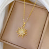 Necklace Stainless Steel Copper Geometric Type Cartoon Style