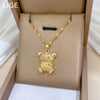 Necklace Stainless Steel Copper Zircon Geometric Light Luxury Elegant Gorgeous Unisex