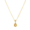Necklace Stainless Steel Drop Shape Vacuum Plated 18K Gold Color