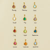 Necklace Stainless Steel Drop Shape Vacuum Plated 18K Gold Color
