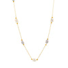 Necklace 316L Stainless Steel Freshwater Pearl Geometric Light Luxury Electroplating