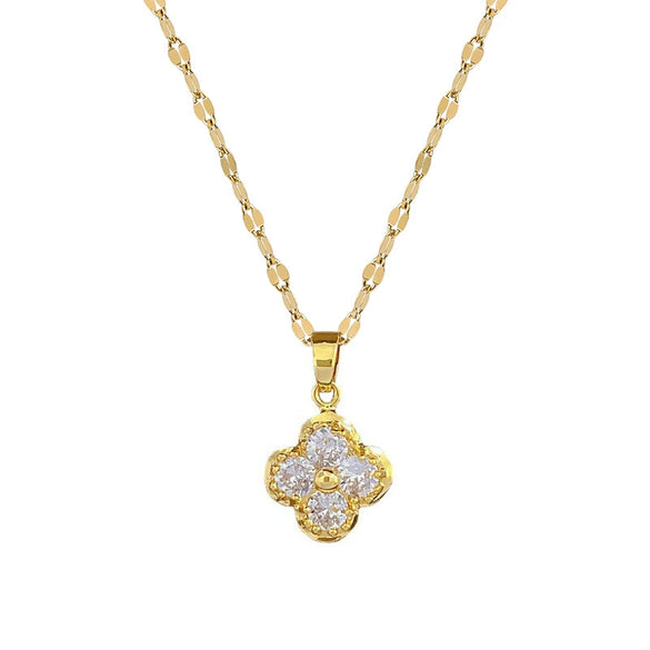Necklace Stainless Steel Geometric Copper Electroplating Women's