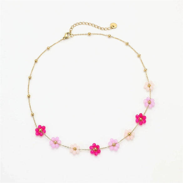 Necklace Stainless Steel Geometric Electroplating Fashion Pendant Chain For Women