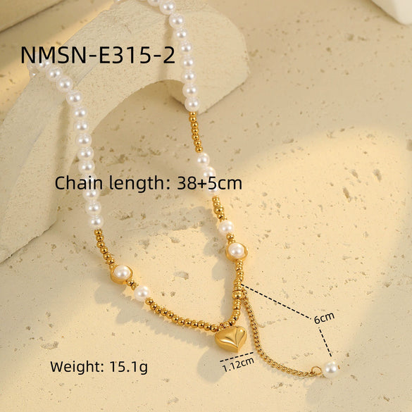 Necklace Stainless Steel Geometric Electroplating Fashion Pendant