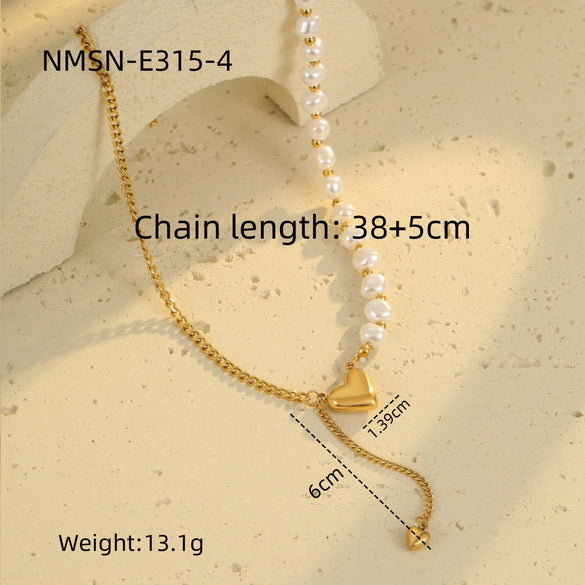 Necklace Stainless Steel Geometric Electroplating Fashion Pendant
