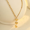 Necklace Stainless Steel Geometric Electroplating Fashion Pendant